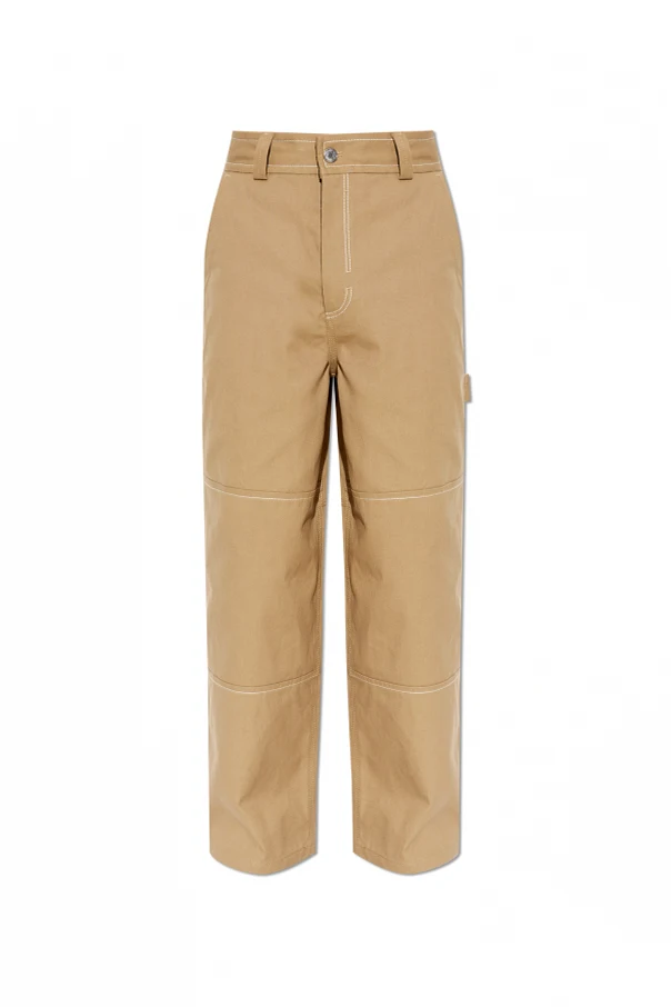 BROWN Wide-leg jeans