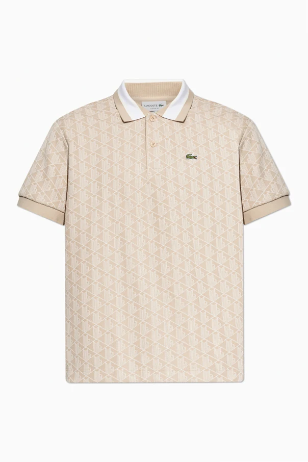 beżowy Polo z monogramem