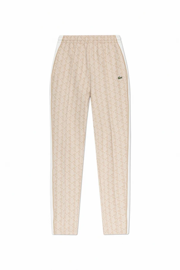 beżowy Spodnie dresowe z przeszyciem na nogawkach