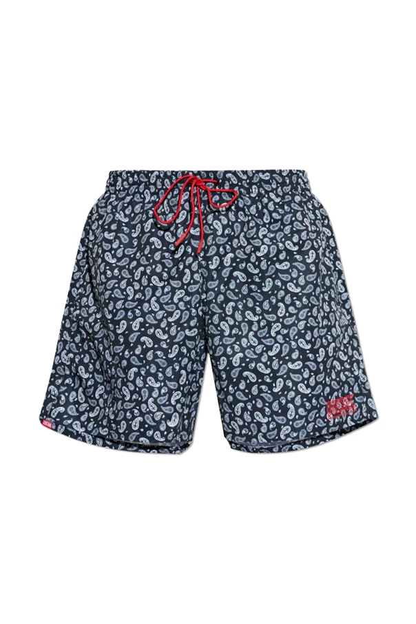 GRANATOWY Szorty kąpielowe ‘SPORT-41-D-CORE’