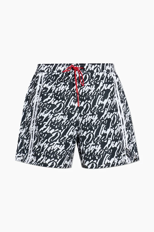 CZARNY Szorty kąpielowe ‘SOCCER-41-D-POP’