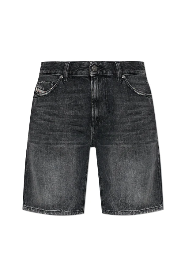 SZARY Jeansowe szorty ‘D-FIN’