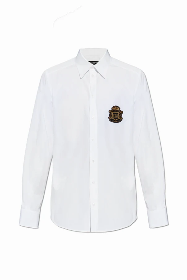 WHITE Shirt with an applique