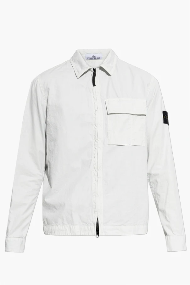 GRAU Leichte Jacke mit Tasche