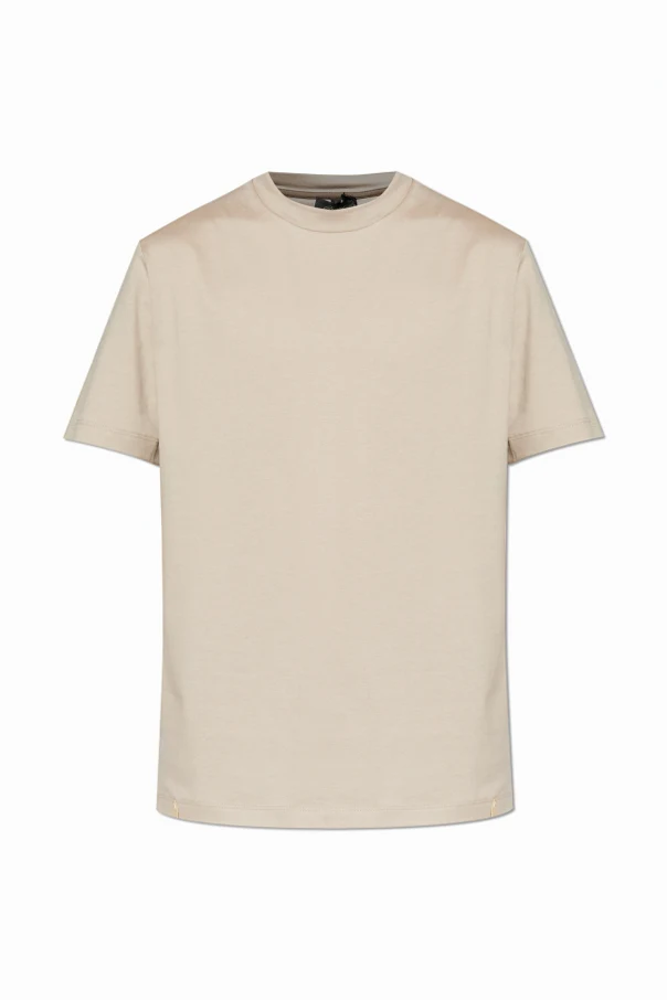 beige Cotton T-shirt