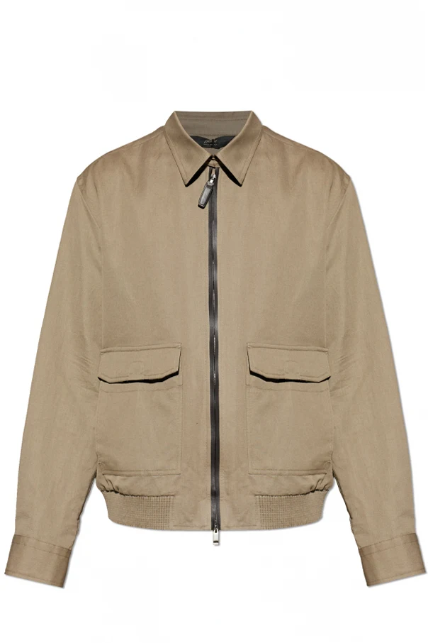 GREEN Lightweight jacket with pockets