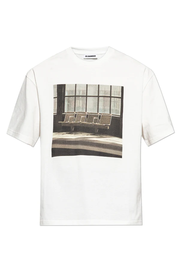 WEISS T-Shirt mit Aufdruck