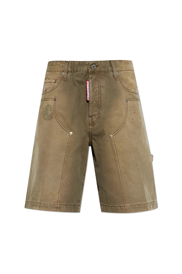 BROWN Denim shorts