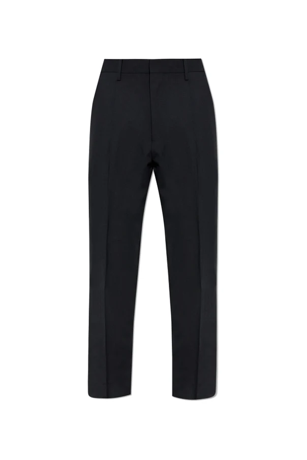BLACK Wool trousers