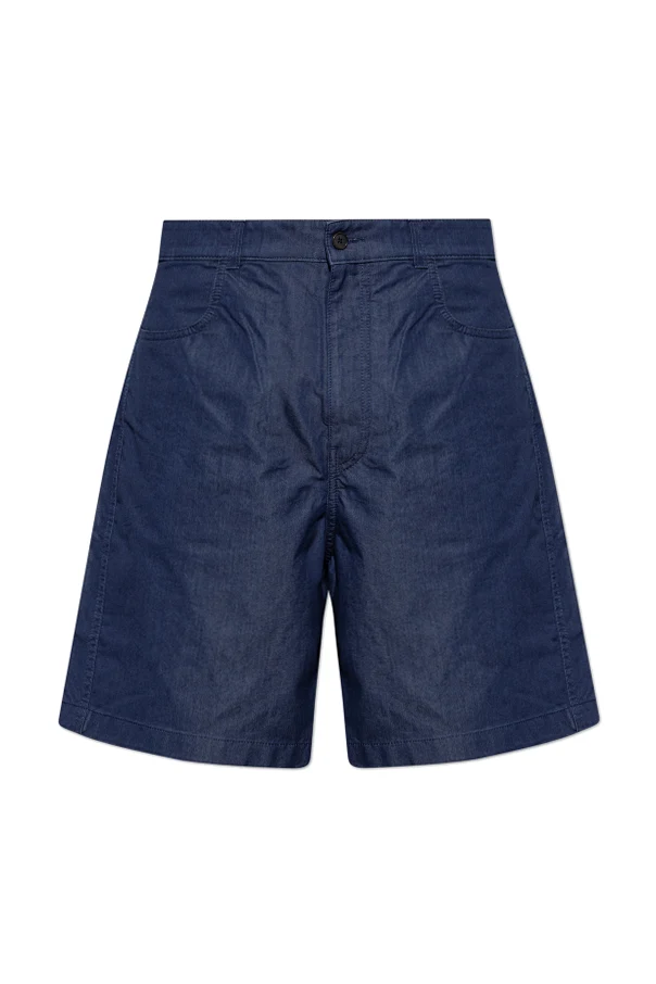 MARINEBLAU Shorts mit Logo