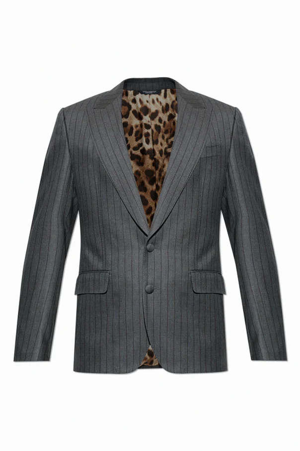 GRAU Sakko mit Nadelstreifenmuster