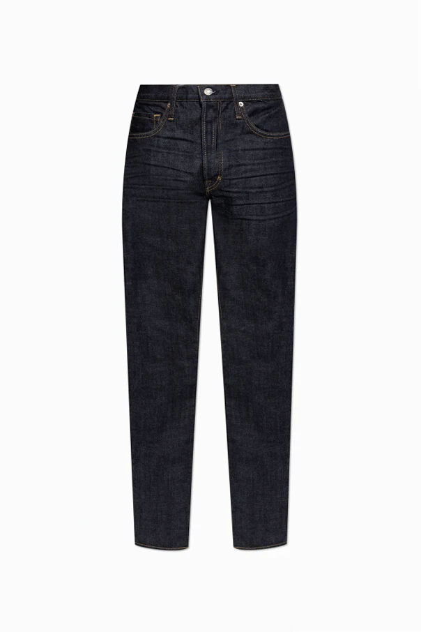NAVY BLUE Jeans with slim legs