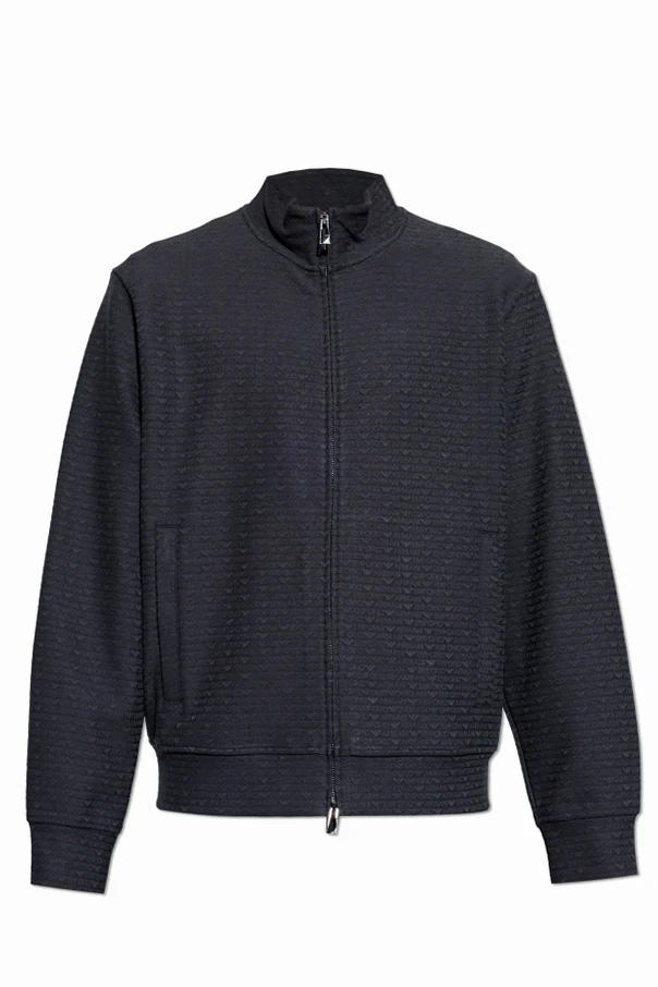 SCHWARZ Sweatshirt mit Monogramm