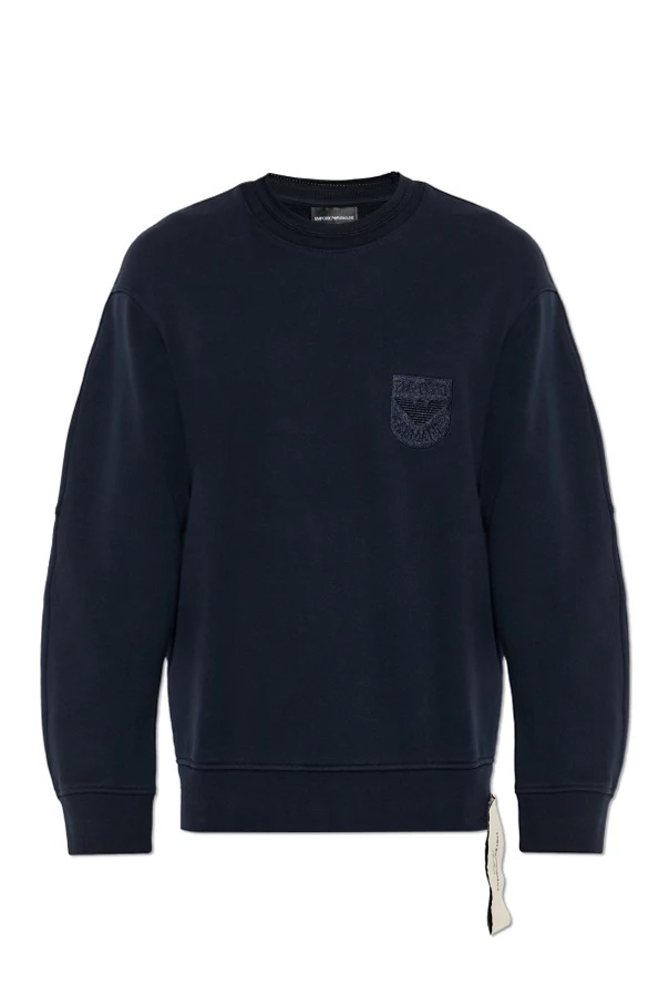 MARINEBLAU Sweatshirt mit Logo