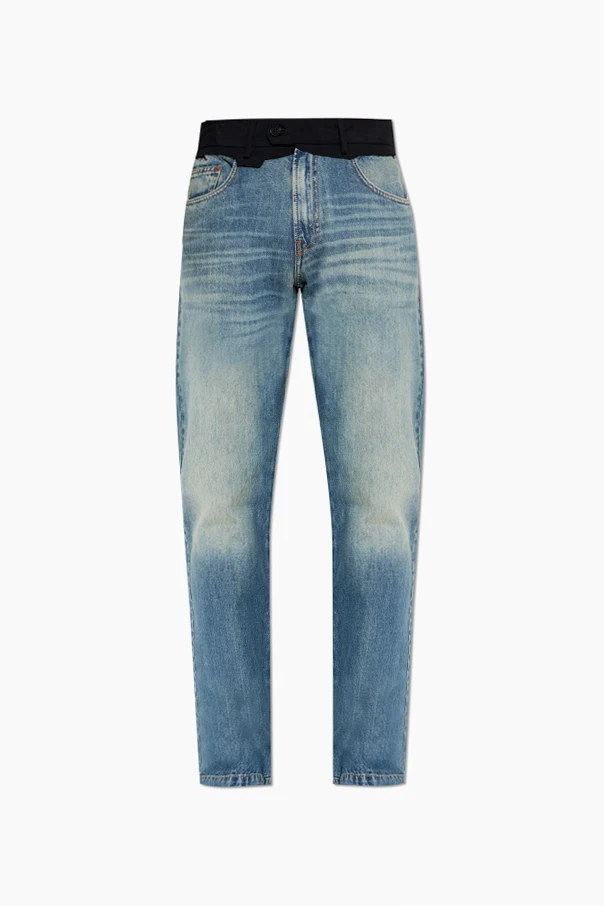 BLAU Jeans mit "vintage"-Effekt