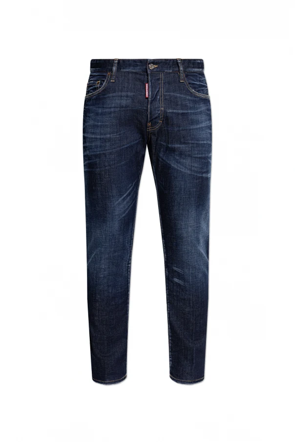 GRANATOWY Jeansy ‘Skater’