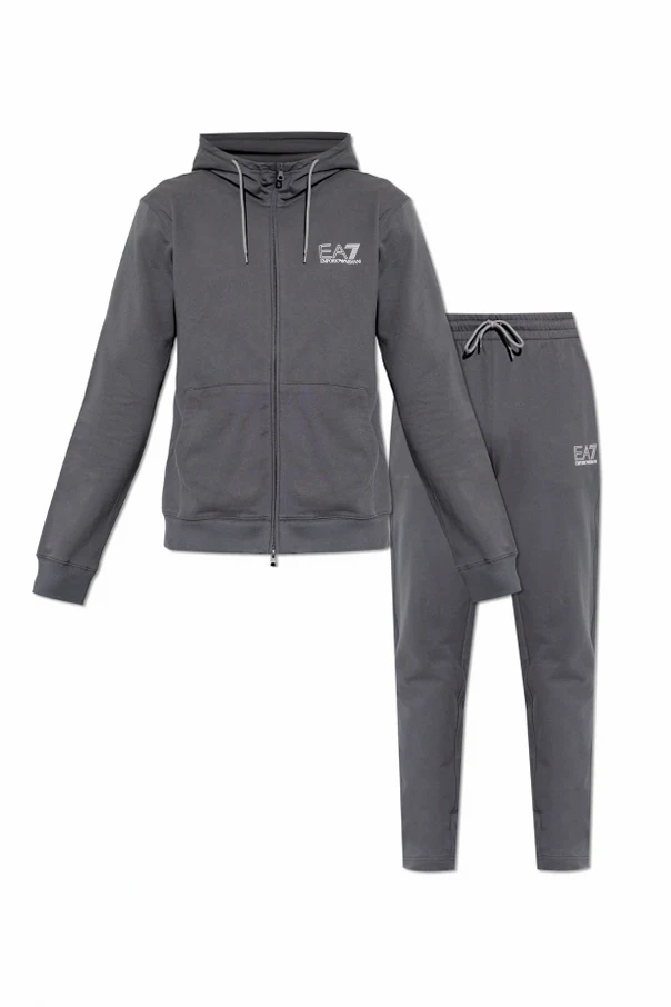 SZARY Komplet dresowy: bluza i spodnie