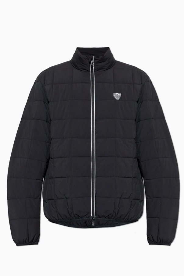 SCHWARZ Steppjacke aus der Kollektion `Sustainability`