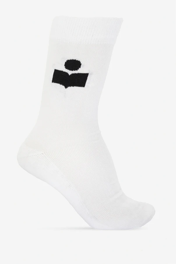 WEISS Long socks with logo