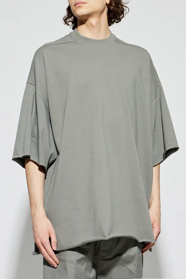 SZARY T-shirt typu ‘oversize‘