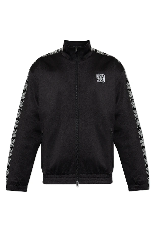 SCHWARZ Leichte Jacke mit Logo