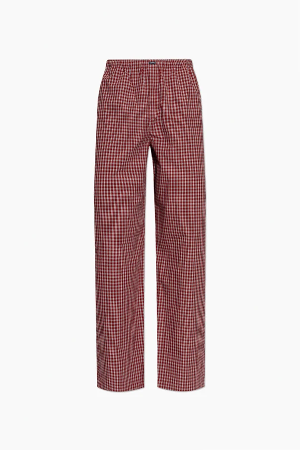 ROT Karierte Hose