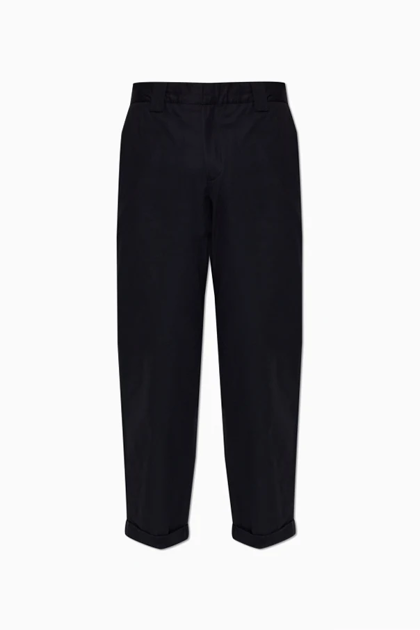 BLACK Straight-leg pants