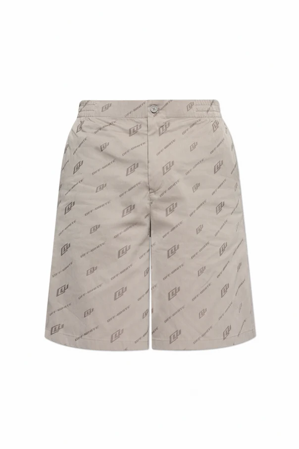 BEIGE Shorts mit Logo