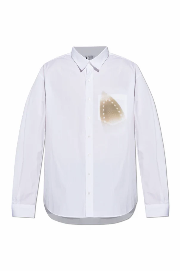 WEISS Hemd mit Tasche