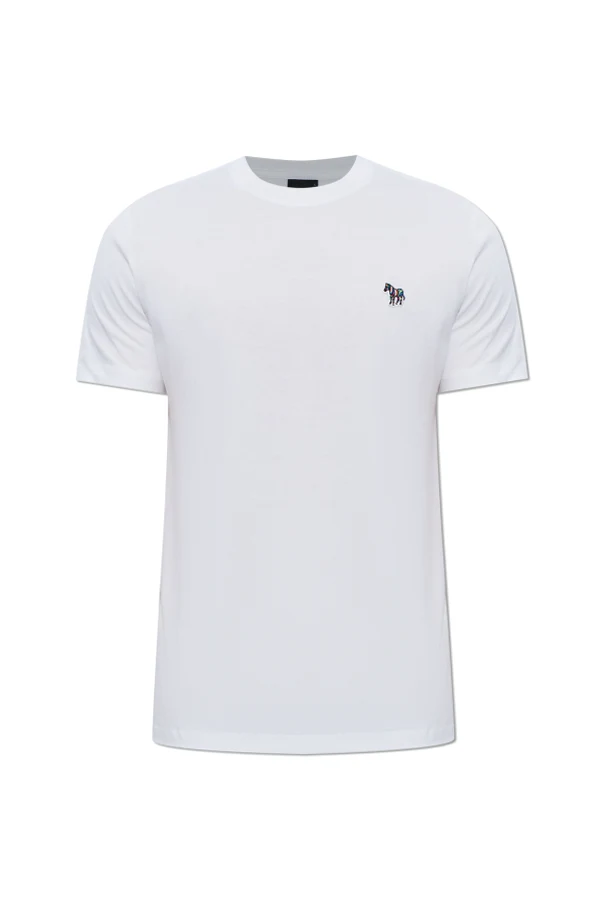 WEISS T-Shirt mit Logo