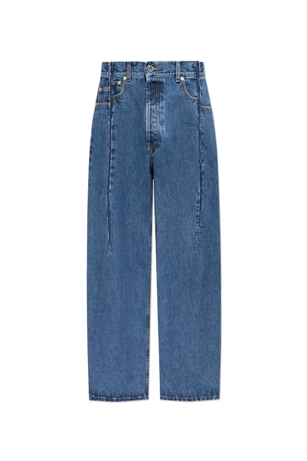 BLAU Jeans mit "Vintage"-Effekt