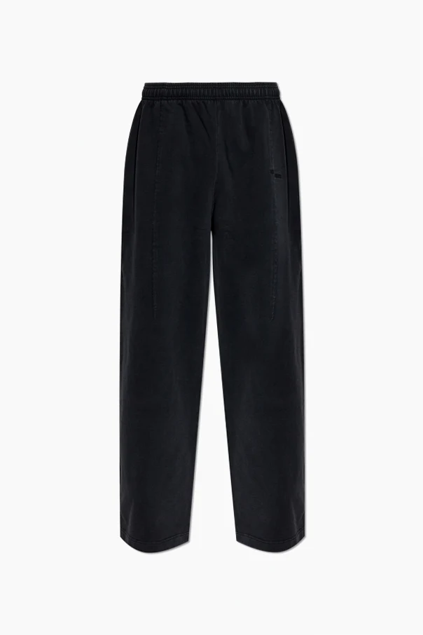 SCHWARZ Jogginghosen mit "Vintage"-Effekt
