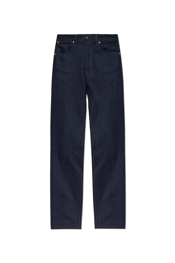 MARINEBLAU Jeans mit schmal zulaufenden Beinen