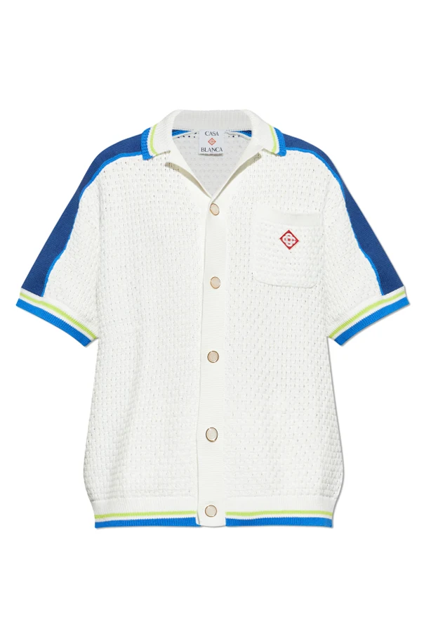 BIAŁY  Koszula z krótkimi rękawami