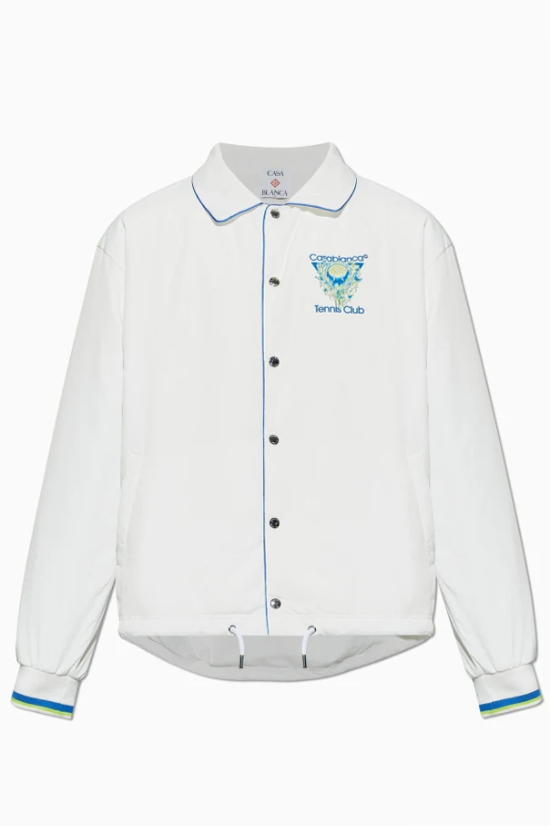 BIAŁY  Kurtka z nadrukiem