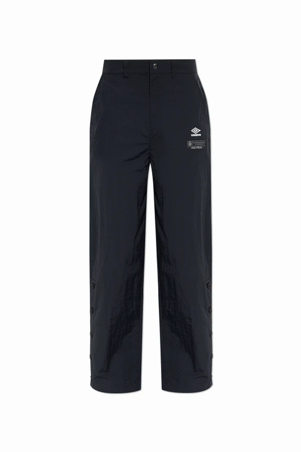 BLACK Pants with buttons on the legs