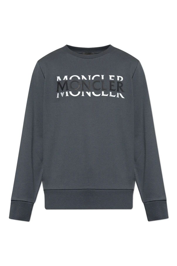 GRAU Sweatshirt mit aufgedrucktem Logo