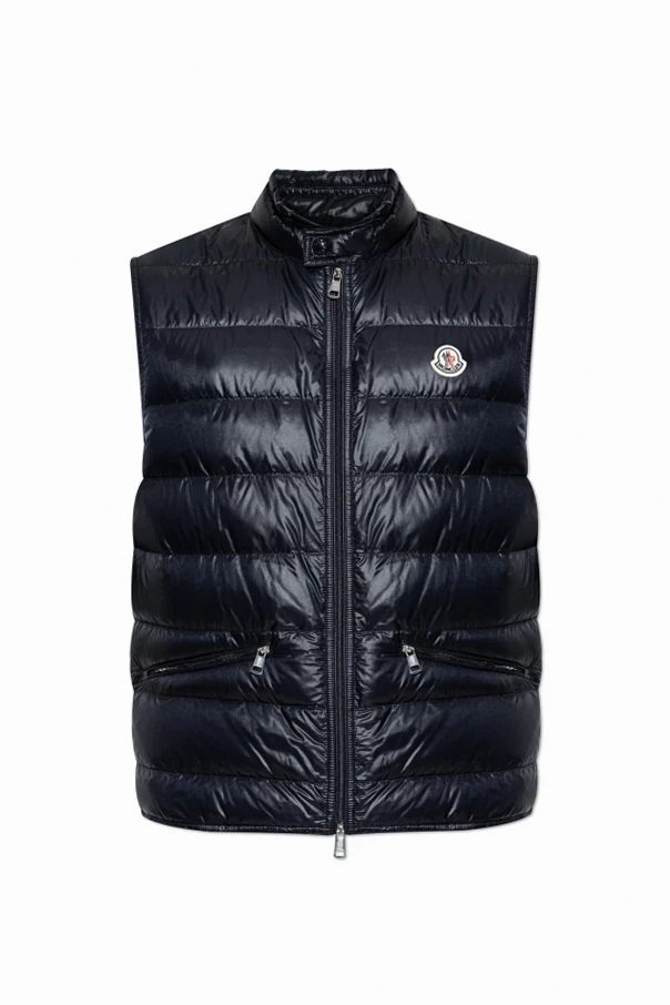 GRANATOWY Puchowa kamizelka `Gui`