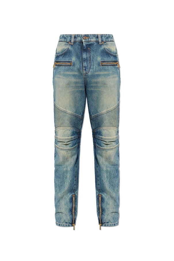 BLUE Jeans with a 'vintage' effect