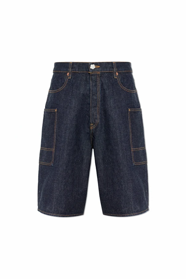 NAVY BLUE ‘Cargo’ denim shorts