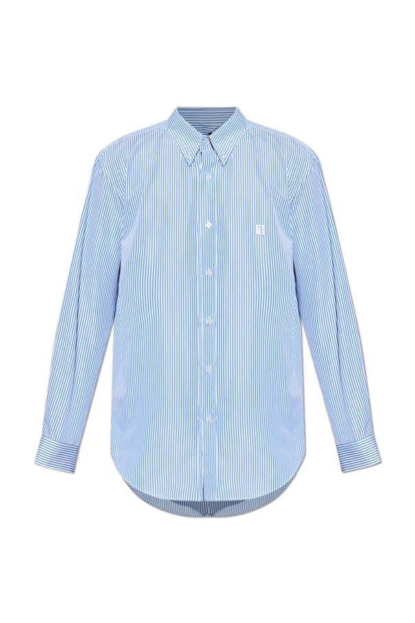 BLAU Hemd mit Streifenmuster