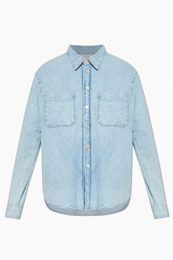 NIEBIESKI Jeansowa koszula