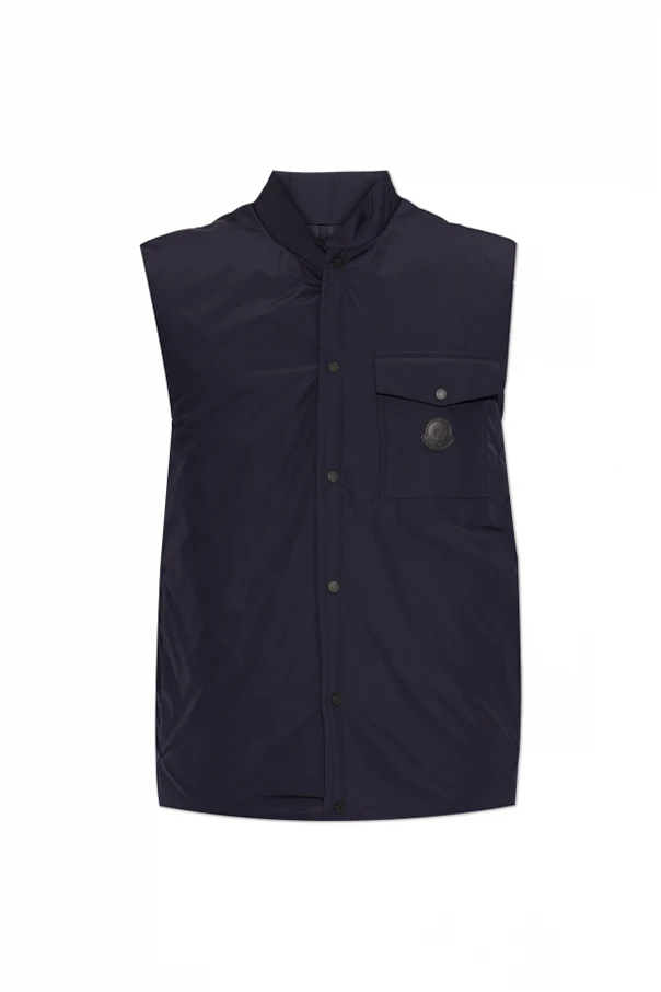 GRANATOWY Puchowa kamizelka `Sahel`