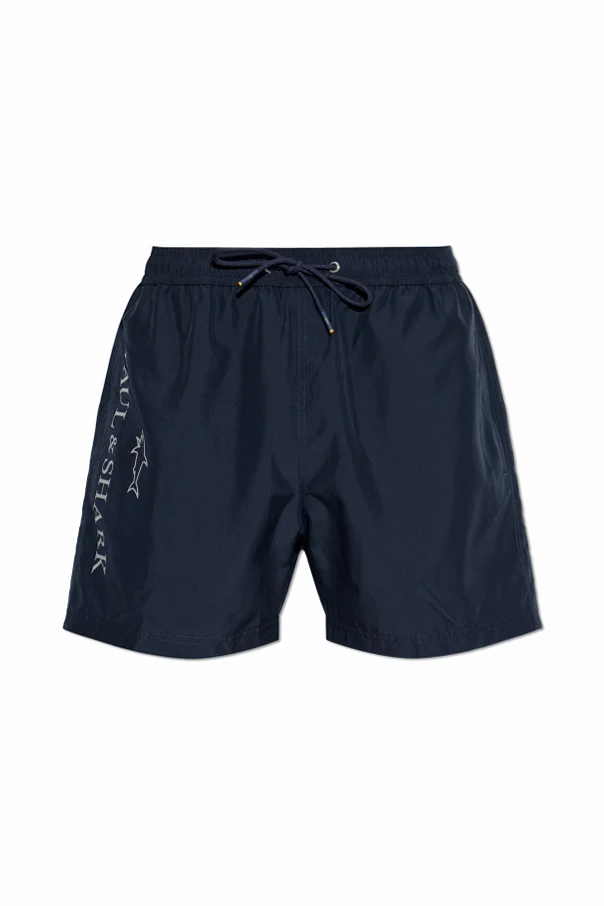BLACK Swim shorts with logo