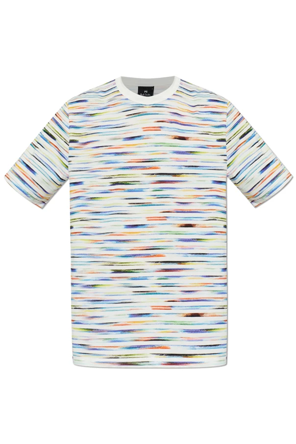 MEHRFARBIG T-Shirt mit Streifenmuster