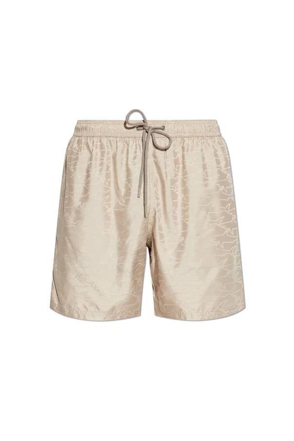 beige Swim shorts with pockets