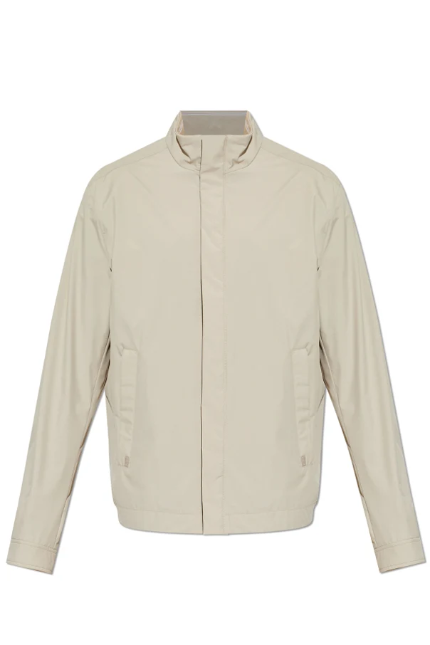 beżowy Kurtka z kieszeniami