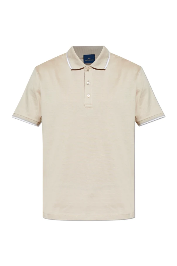 beżowy Bawełniane polo