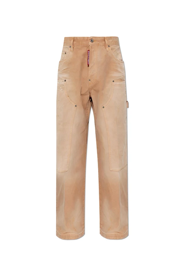 beżowy Spodnie typu ‘Cargo’