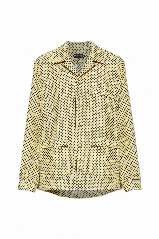 ŻÓŁTY Jedwabna koszula